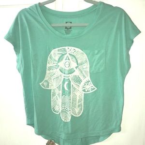 Blue spring billabong shirt